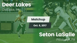Matchup: Deer Lakes vs. Seton LaSalle  2017