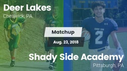 Matchup: Deer Lakes vs. Shady Side Academy  2018