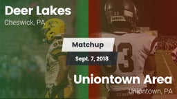 Matchup: Deer Lakes vs. Uniontown Area  2018