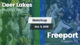 Matchup: Deer Lakes vs. Freeport  2018