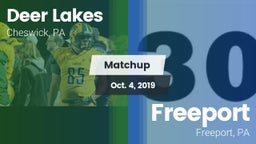 Matchup: Deer Lakes vs. Freeport  2019