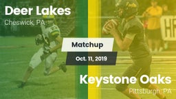 Matchup: Deer Lakes vs. Keystone Oaks  2019