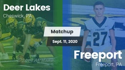 Matchup: Deer Lakes vs. Freeport  2020