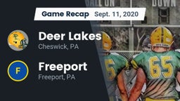 Recap: Deer Lakes  vs. Freeport  2020
