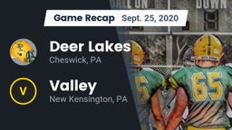 Recap: Deer Lakes  vs. Valley  2020