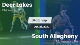 Matchup: Deer Lakes vs. South Allegheny  2020