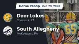 Recap: Deer Lakes  vs. South Allegheny  2020