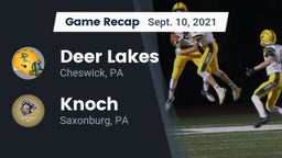 Recap: Deer Lakes  vs. Knoch  2021