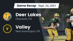 Recap: Deer Lakes  vs. Valley  2021