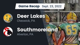 Recap: Deer Lakes  vs. Southmoreland  2022