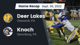 Recap: Deer Lakes  vs. Knoch  2022