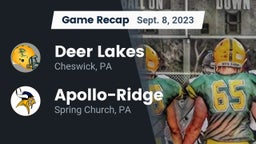 Recap: Deer Lakes  vs. Apollo-Ridge  2023