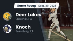 Recap: Deer Lakes  vs. Knoch  2023