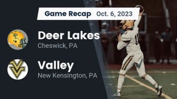 Recap: Deer Lakes  vs. Valley  2023