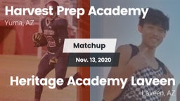 Matchup: Harvest Prep vs. Heritage Academy Laveen 2020