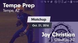 Matchup: Tempe Prep vs. Joy Christian  2016