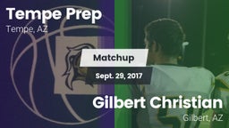 Matchup: Tempe Prep vs. Gilbert Christian  2016