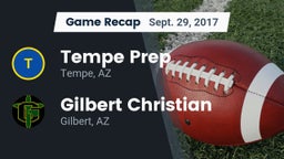 Recap: Tempe Prep  vs. Gilbert Christian  2017