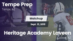 Matchup: Tempe Prep vs. Heritage Academy Laveen 2019