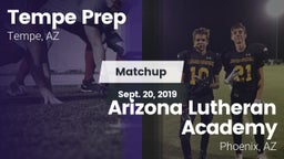 Matchup: Tempe Prep vs. Arizona Lutheran Academy  2019