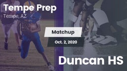 Matchup: Tempe Prep vs. Duncan HS 2020