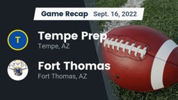 Recap: Tempe Prep  vs. Fort Thomas  2022