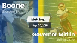 Matchup: Boone vs. Governor Mifflin  2016