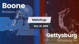 Matchup: Boone vs. Gettysburg  2016