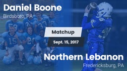 Matchup: Daniel Boone High vs. Northern Lebanon  2017