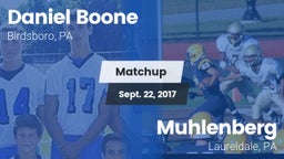 Matchup: Daniel Boone High vs. Muhlenberg  2017