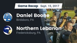 Recap: Daniel Boone  vs. Northern Lebanon  2017