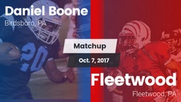 Matchup: Daniel Boone High vs. Fleetwood  2017