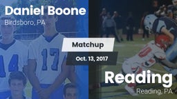 Matchup: Daniel Boone High vs. Reading  2017
