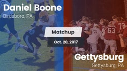 Matchup: Daniel Boone High vs. Gettysburg  2017