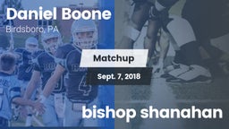 Matchup: Daniel Boone High vs. bishop shanahan 2018