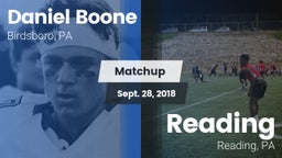 Matchup: Daniel Boone High vs. Reading  2018