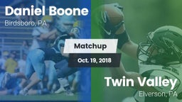 Matchup: Daniel Boone High vs. Twin Valley  2018