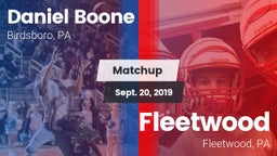 Matchup: Daniel Boone High vs. Fleetwood  2019