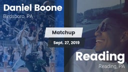Matchup: Daniel Boone High vs. Reading  2019