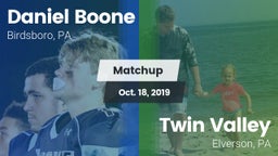 Matchup: Daniel Boone High vs. Twin Valley  2019
