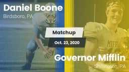 Matchup: Daniel Boone High vs. Governor Mifflin  2020