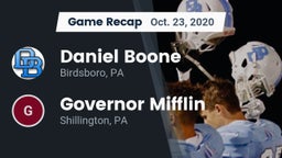 Recap: Daniel Boone  vs. Governor Mifflin  2020