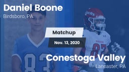 Matchup: Daniel Boone High vs. Conestoga Valley  2020