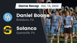 Recap: Daniel Boone  vs. Solanco  2023