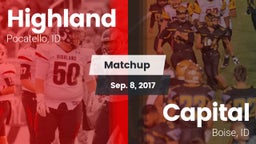 Matchup: Highland vs. Capital  2017