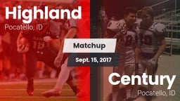 Matchup: Highland vs. Century  2017
