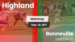 Matchup: Highland vs. Bonneville  2017
