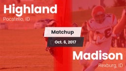 Matchup: Highland vs. Madison  2017
