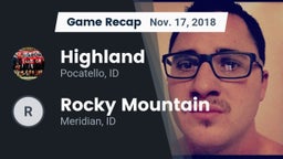 Recap: Highland  vs. Rocky Mountain  2018