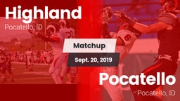 Matchup: Highland vs. Pocatello  2019